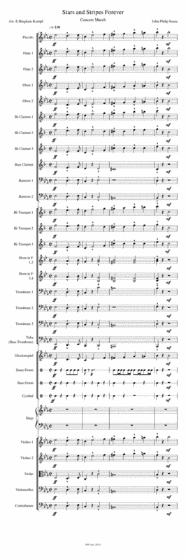 Free Sheet Music Stars And Stripes Forever