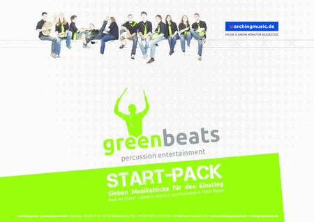 Start Pack Greenbeats 7 Pieces For Percussion Ensemble Sheet Music