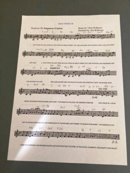 Stay With Us Sheet Music