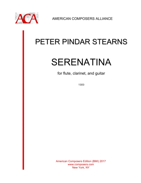 Free Sheet Music Stearns Serenatina