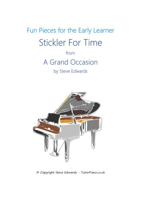 Stickler For Time From A Grand Occasion Sheet Music