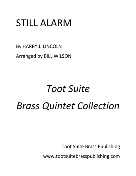 Still Alarm Sheet Music