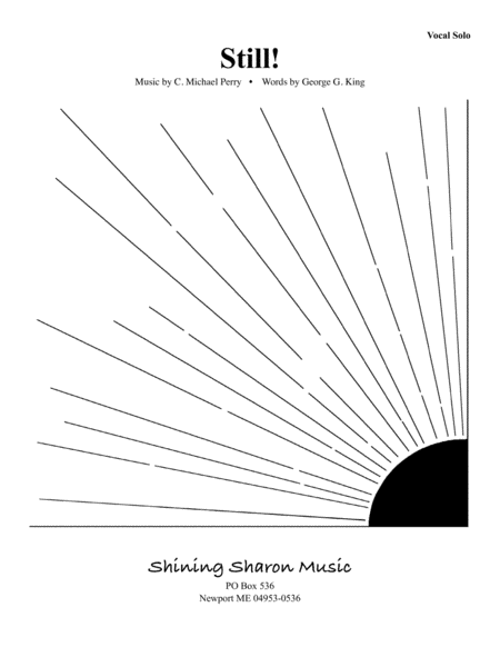 Still Vocal Solo Sheet Music