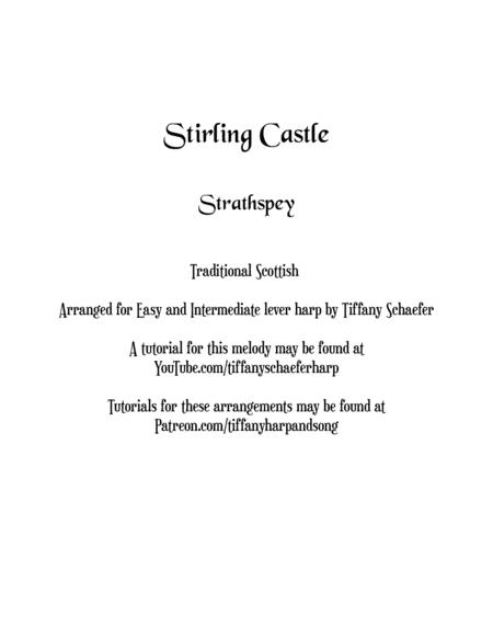 Free Sheet Music Stirling Castle For Late Beginner And Intermediate Harp
