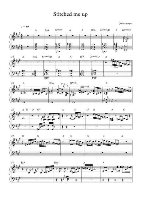 Free Sheet Music Stitched Up Herbie Hancock Piano Sheet Music For Both Hands