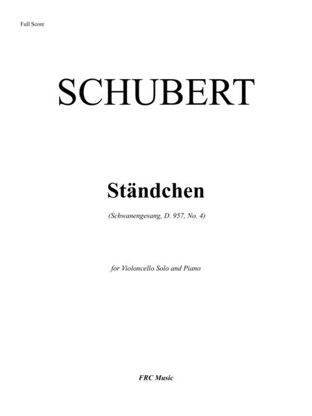 Stndchen Duet For Violoncelo Solo And Piano Sheet Music