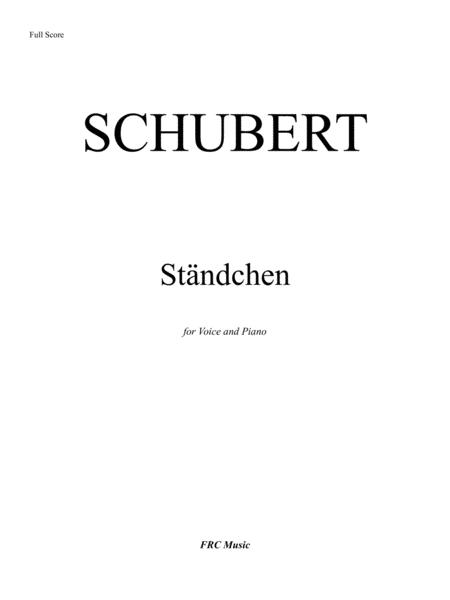 Stndchen Schwanengesang D 957 No 4 Duet For Voice And Piano Sheet Music