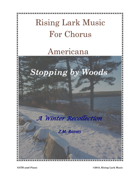 Stopping By Woods Sheet Music