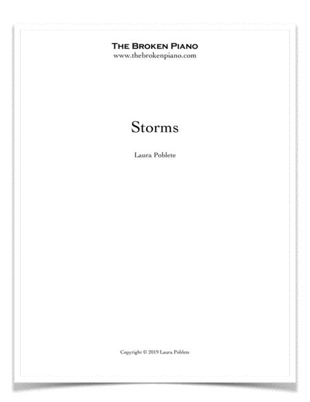 Storms Sheet Music