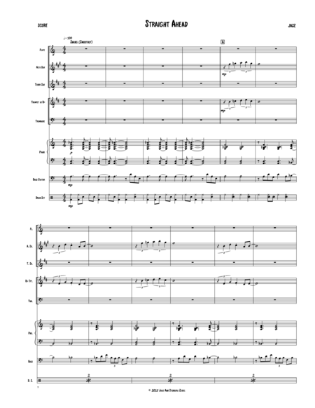 Straight Ahead Sheet Music