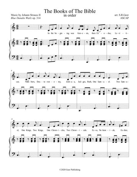 Free Sheet Music Strauss Melody For The Books Of The Bible