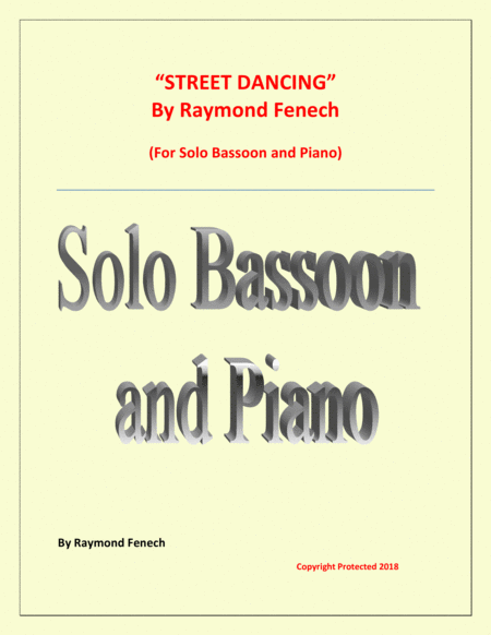 Free Sheet Music Street Dancing For Solo Bassoon And Piano Early Intermediate Intermediate Level