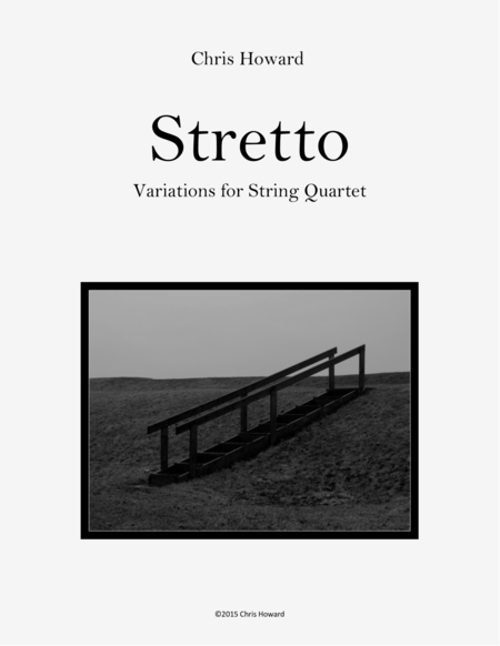 Stretto Variations For String Quartet Sheet Music