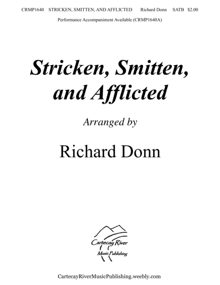 Stricken Smitten And Afflicted Sheet Music