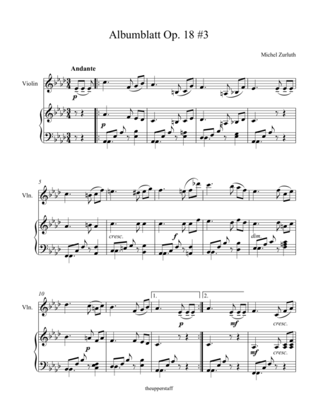 String Quartet In C Sheet Music