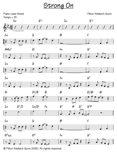 Free Sheet Music Strong On