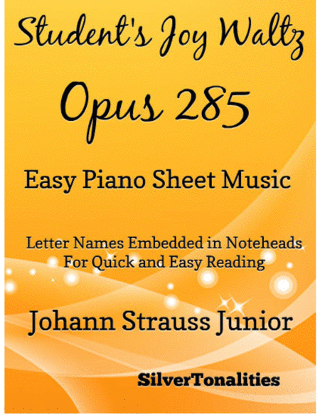 Free Sheet Music Students Joy Waltz Opus 285 Easy Piano Sheet Music