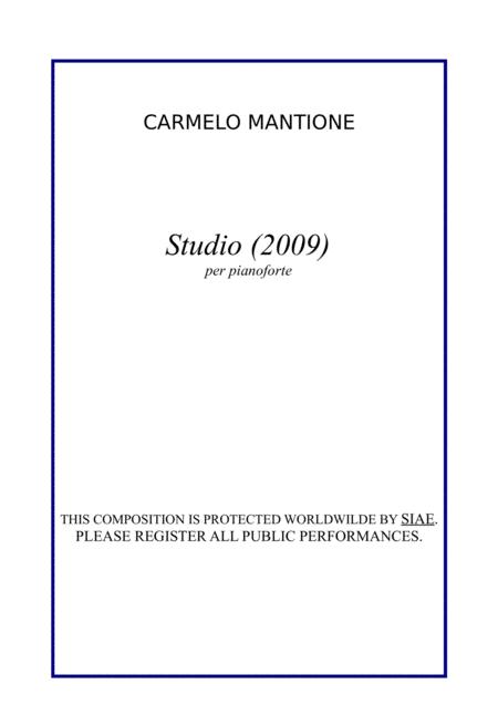 Studio 2009 Sheet Music