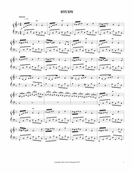 Study Sheet Music