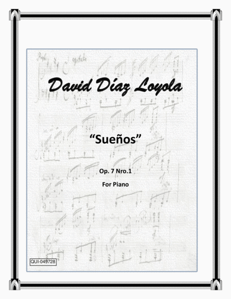 Sueos Op 7 Nro 1 Sheet Music