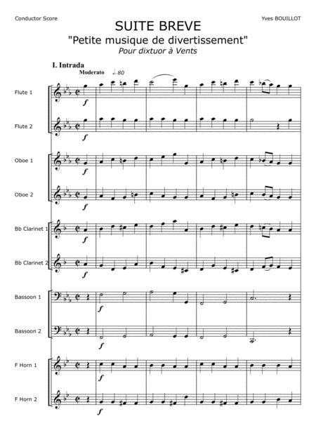 Free Sheet Music Suite Brve