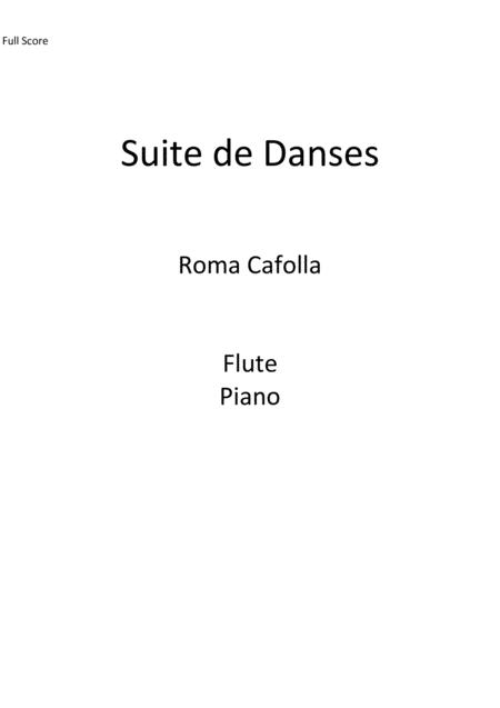 Free Sheet Music Suite De Danses