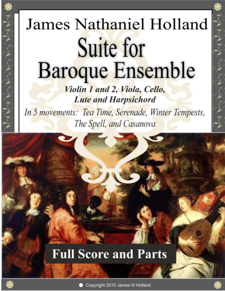 Free Sheet Music Suite For Baroque Ensemble In 5 Movements