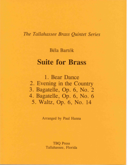 Suite For Brass Sheet Music