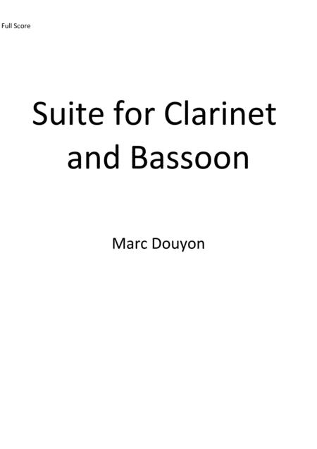 Free Sheet Music Suite For Clarinet And Bassoon
