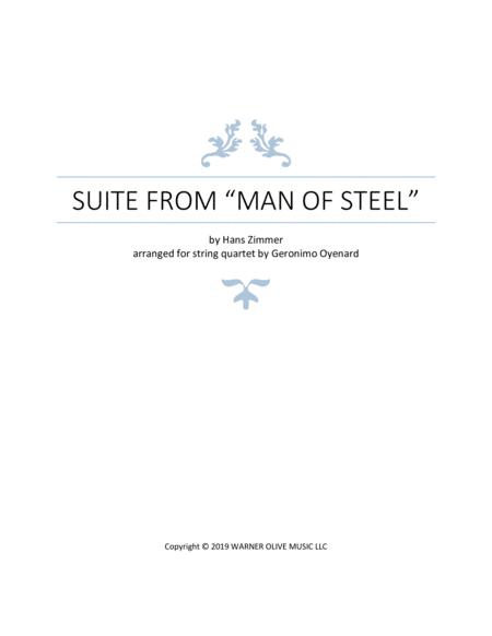 Suite From Man Of Steel Sheet Music