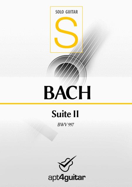 Suite Ii Bwv 997 Sheet Music