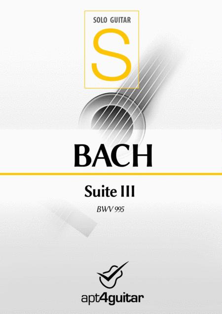 Suite Iii Bwv 995 Sheet Music