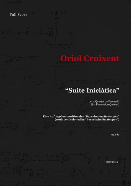 Suite Inicitica Op 68a Sheet Music