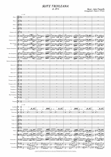 Suite Troileana 2 Zita Sheet Music