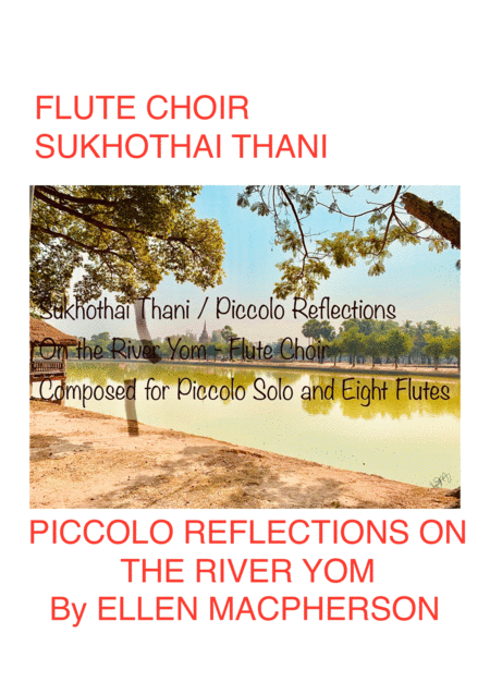 Sukhothai Thani Reflections On The River Yom For Flute Choir Sheet Music