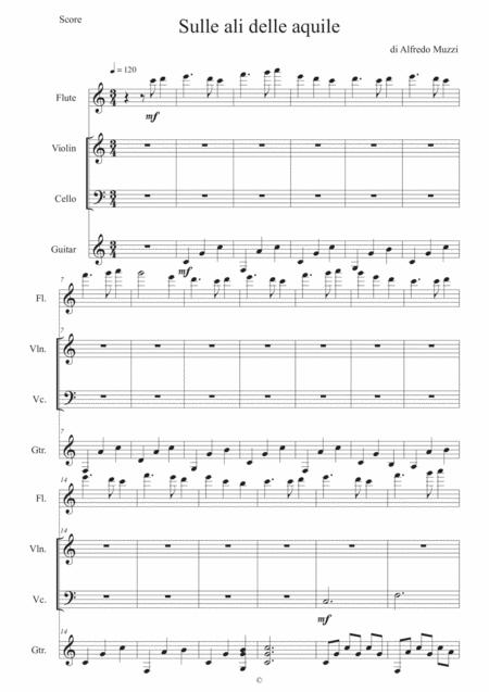 Sulle Ali Delle Aquile Sheet Music