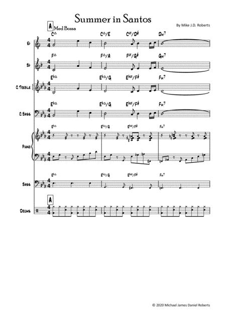 Summer In Santos Sheet Music