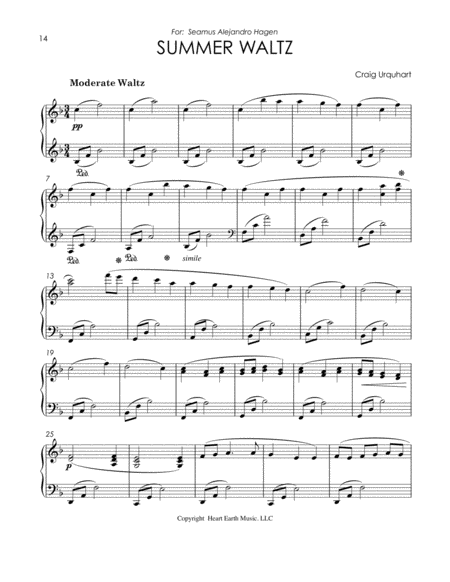 Summer Waltz Sheet Music