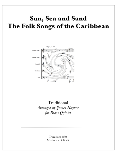 Sun Sea And Sand The Folk Songs Of The Caribbean Sheet Music