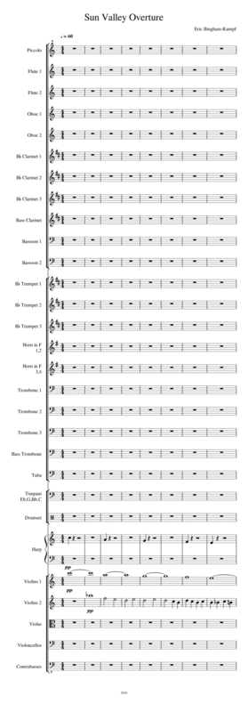 Sun Valley Overture Sheet Music