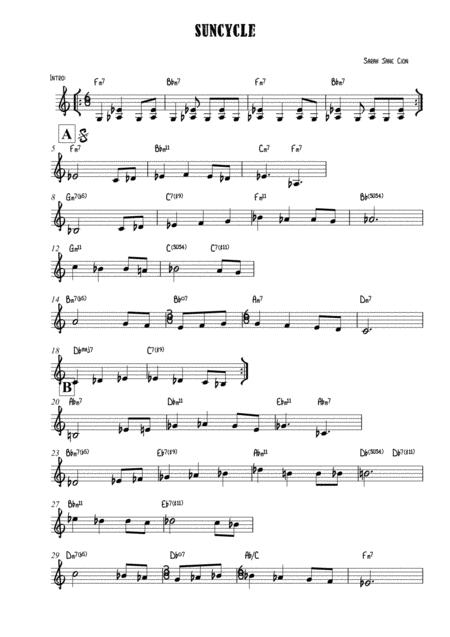 Suncycle Sheet Music