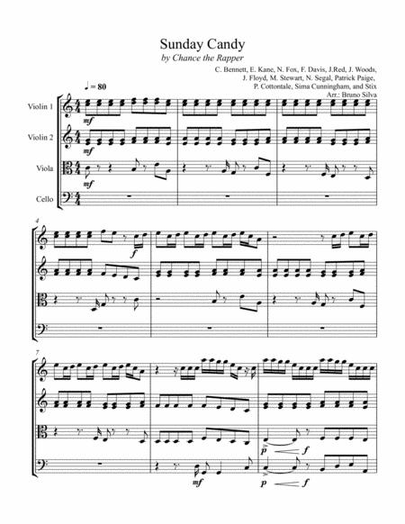 Free Sheet Music Sunday Candy