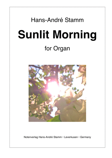 Free Sheet Music Sunlit Morning For Organ