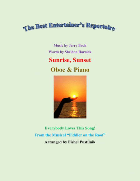 Sunrise Sunset For Oboe And Piano Jazz Pop Version Video Sheet Music