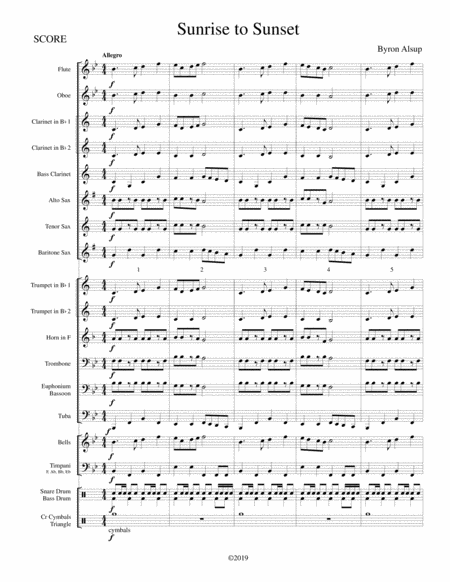 Sunrise To Sunset Sheet Music