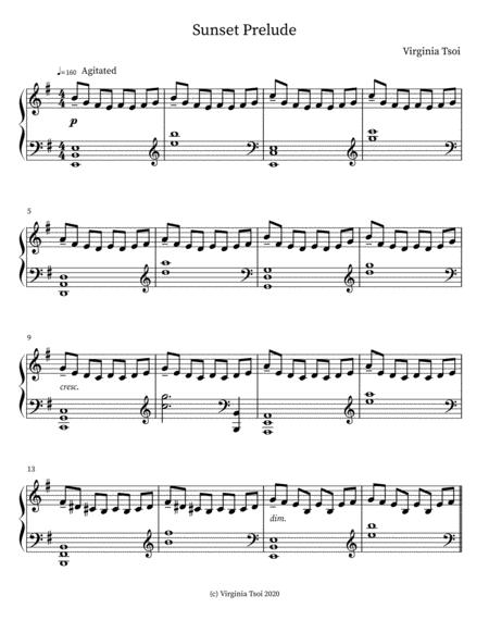 Sunset Prelude Sheet Music