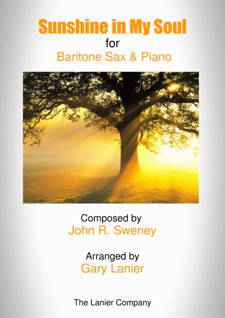 Sunshine In My Soul Baritone Sax And Piano With Baritone Sax Part Sheet Music