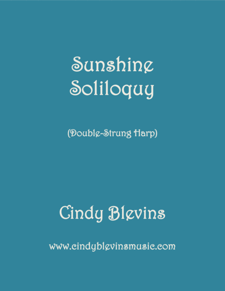 Sunshine Soliloquy An Original Solo For Double Strung Harp Sheet Music