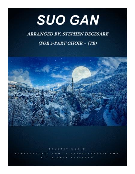 Suo Gan For 2 Part Choir Tb Sheet Music