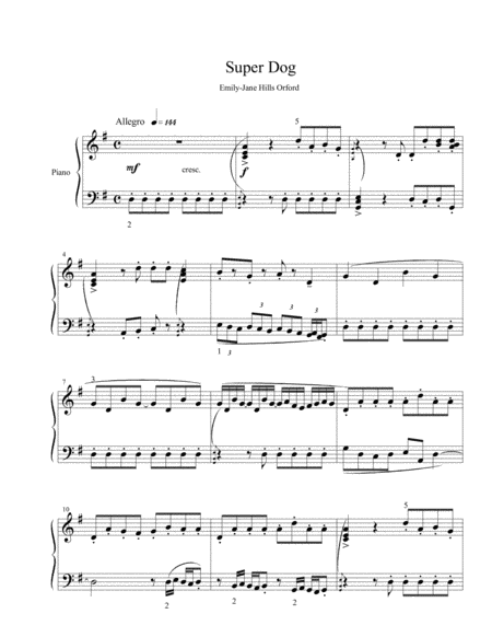 Super Dog Sheet Music